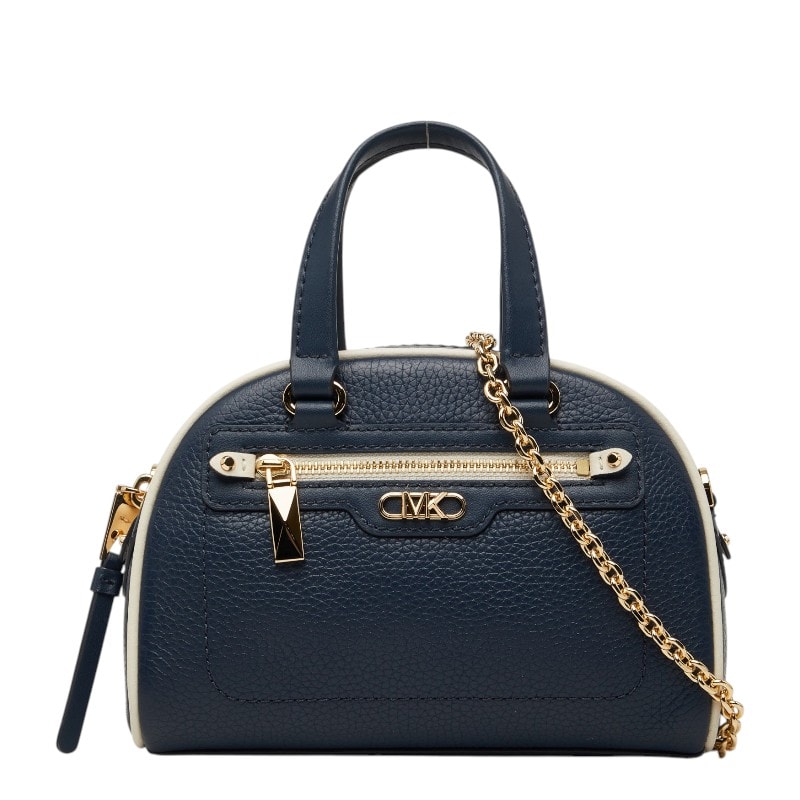 マイケルコース ハンドバッグ チェーン ショルダーバッグ 2WAY 32F3G6WC1L ネイビー レザー レディース Michael Kors 【中古】