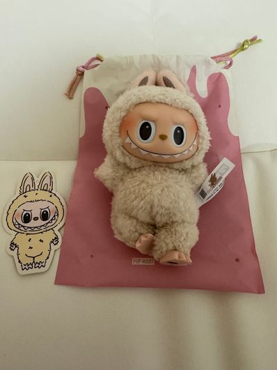 POP MART THE MONSTERS (LABUBU) Exciting Macaron Plush Series SOYMILK