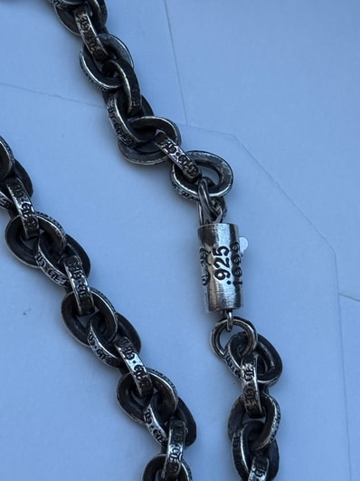 Chrome Hearts Paper Chain Bracelet "Silver"