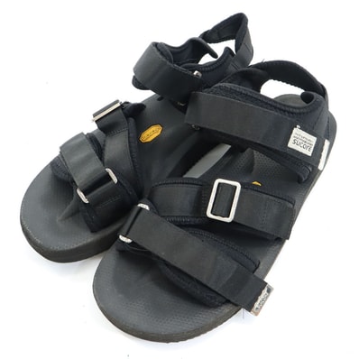 SUICOKE スイコック サンダル 27 ブラック ビブラムソール
