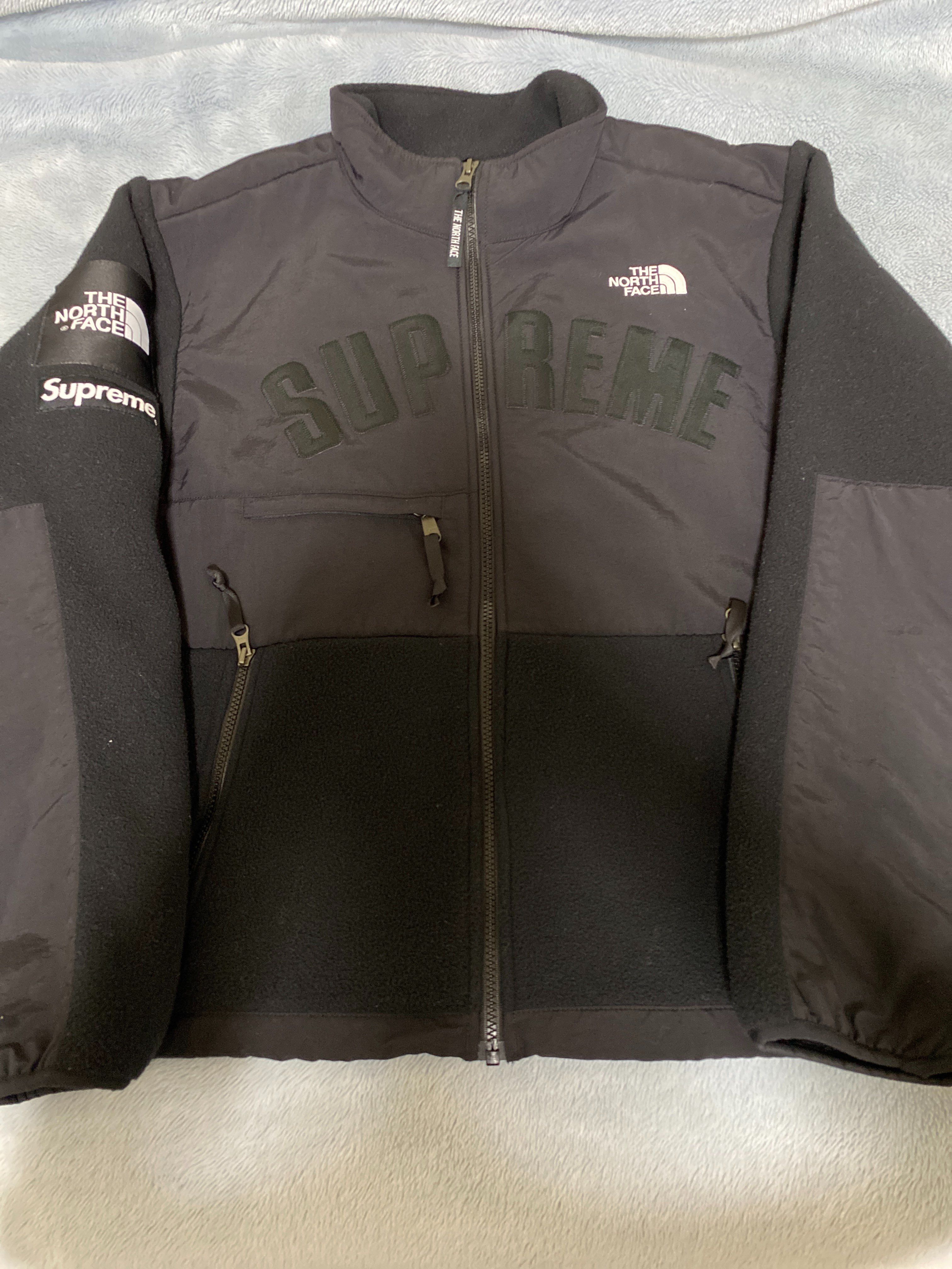 Supreme x The North Face Arc Logo Denali Fleece Jacket "Black"