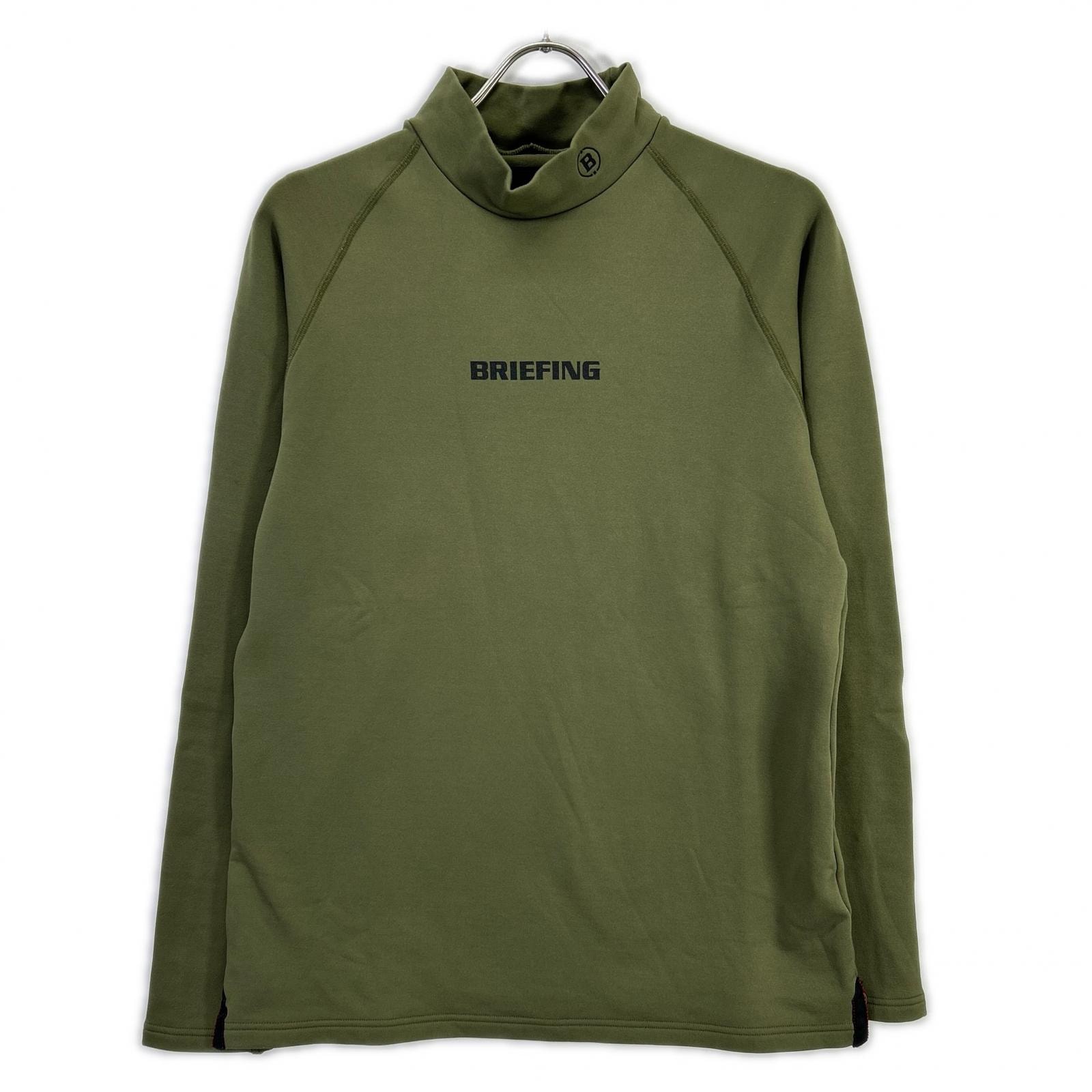 ブリーフィング BRG253M50 カーキ MS WARM LS HIGHNECK M