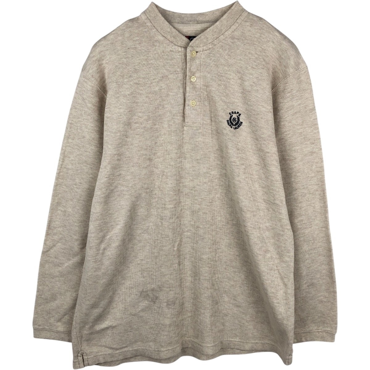 古着 ラルフローレン Ralph Lauren CHAPS チャップス ヘンリーネック ロングTシャツ ロンT メンズL相当/eaa677788