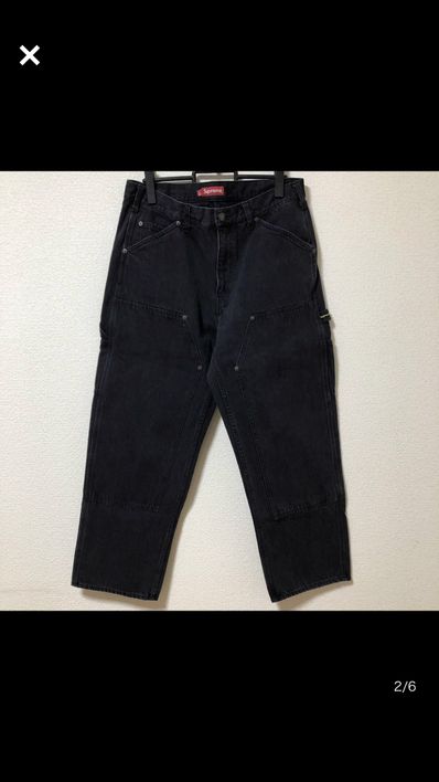 supreme 20aw Duble knee Denim painter