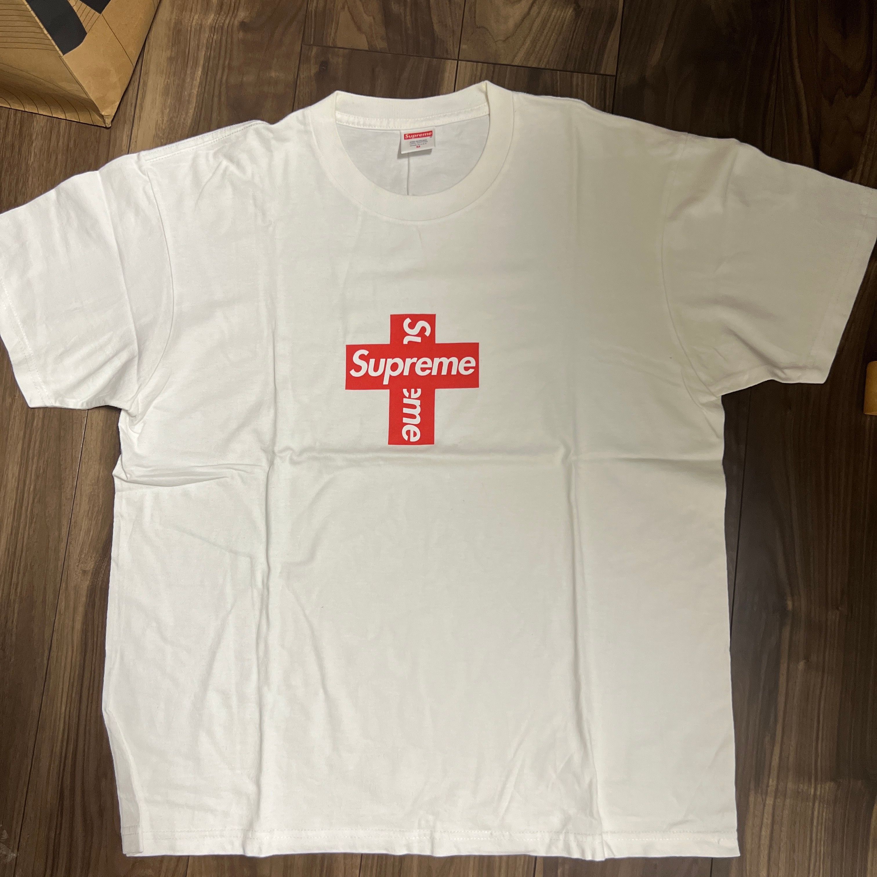 Supreme Cross Box Logo Tee "White"
