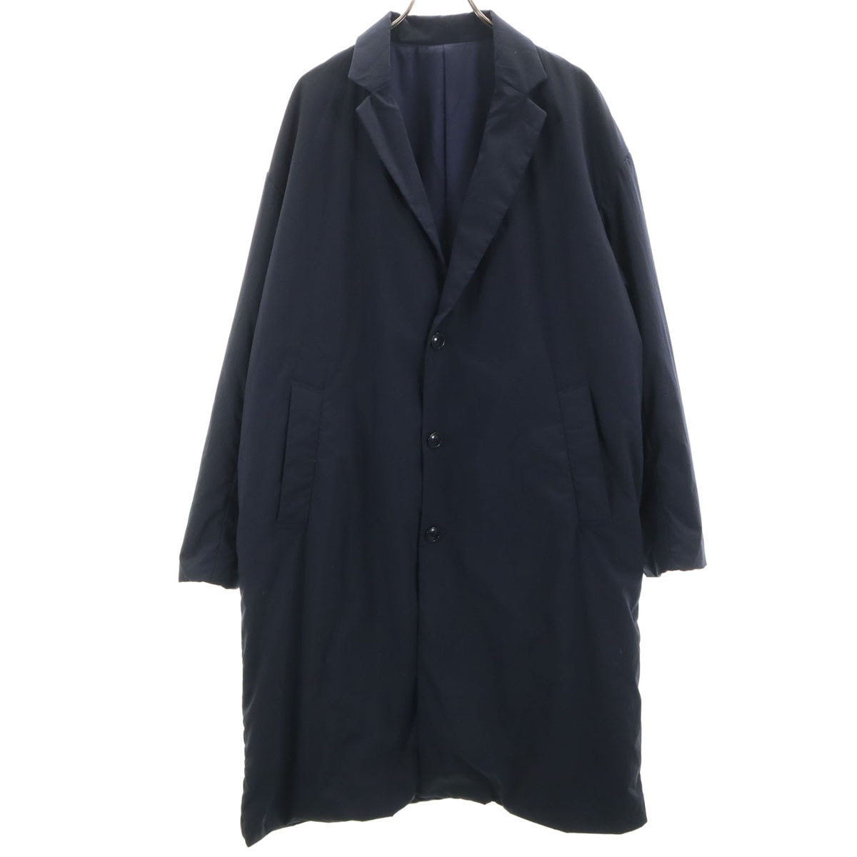 BEAMS ビームス 中綿コート L ネイビー