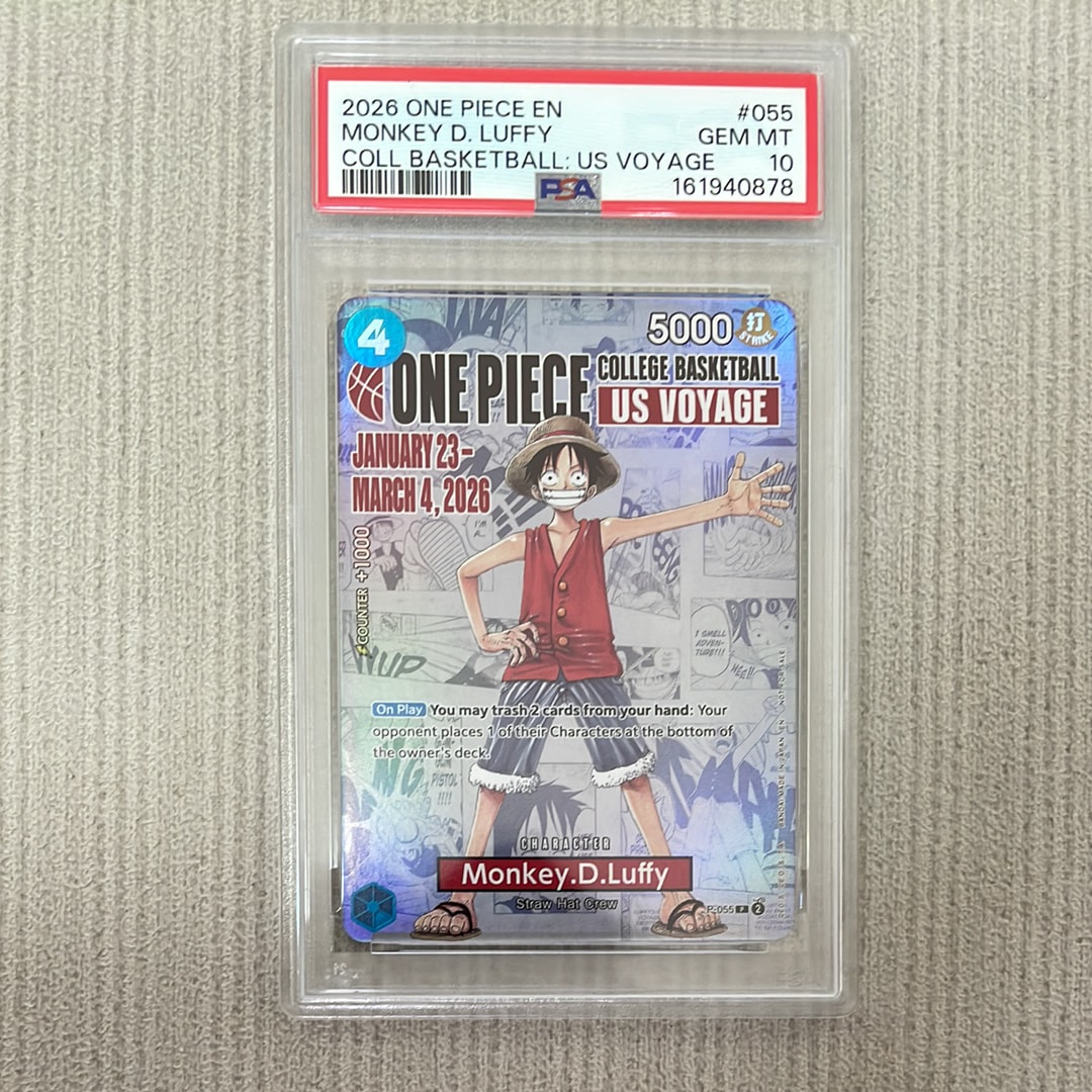 PSA10】モンキー・D・ルフィ：P (開封済) [P-055]【英語版
