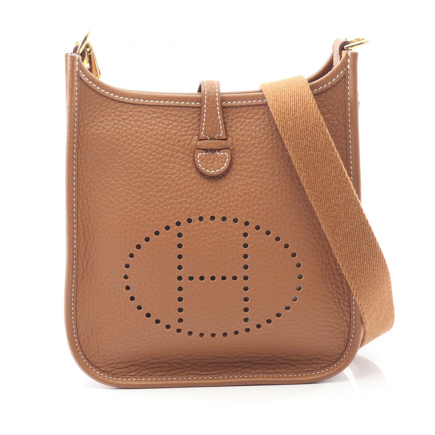 エルメス HERMES エヴリンTPM アマゾン ショルダーバッグ バッグ トリヨンクレマンス トリヨンクレマンス ゴールド K刻印（2025年製造） レディース ブラウン系 【中古】