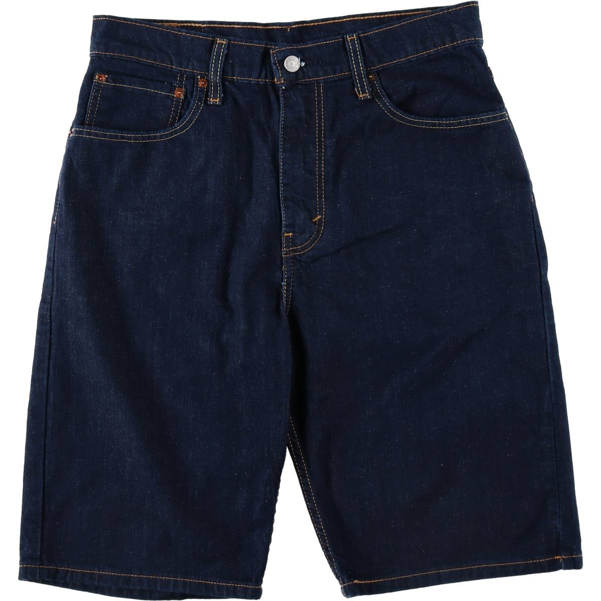 古着 リーバイス Levi's 569 濃紺 デニムショーツ ハーフパンツ ジョーツ メンズw32相当/eaa637087