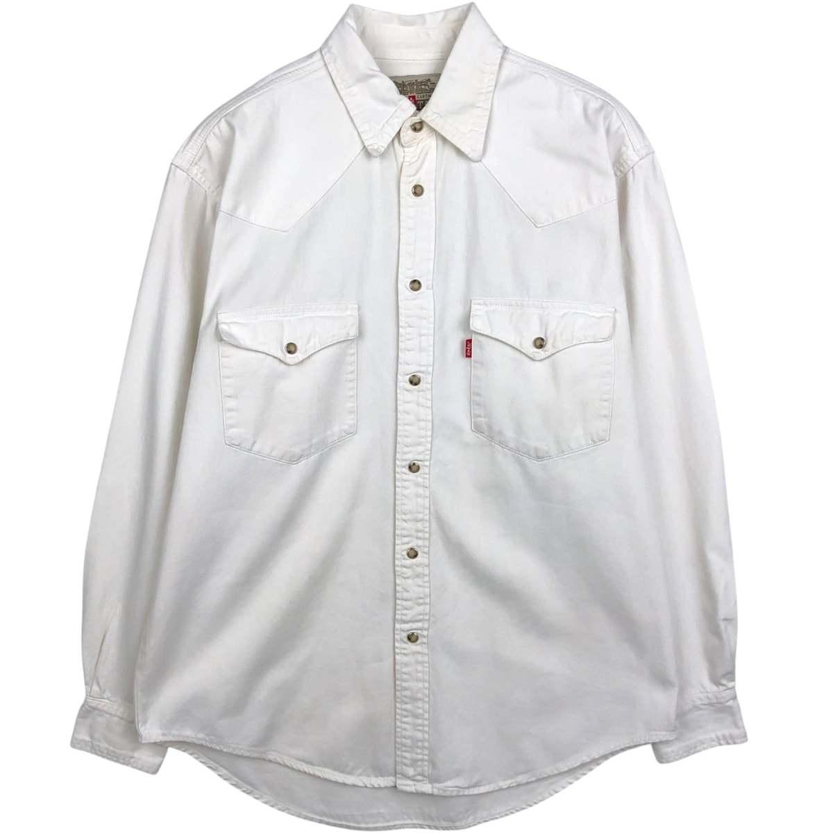 古着 リーバイス Levi's RED TAB 長袖 デニムウエスタンシャツ メンズM相当/eaa652012