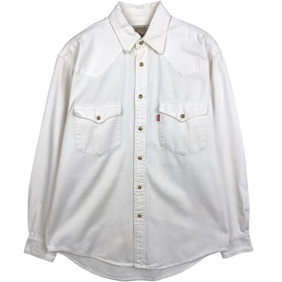 古着 リーバイス Levi's RED TAB 長袖 デニムウエスタンシャツ メンズM相当/eaa652012