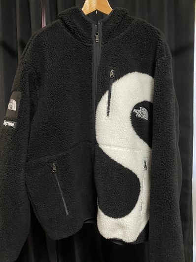 Supreme x The North Face S Logo Hooded Fleece Jacket "Black"