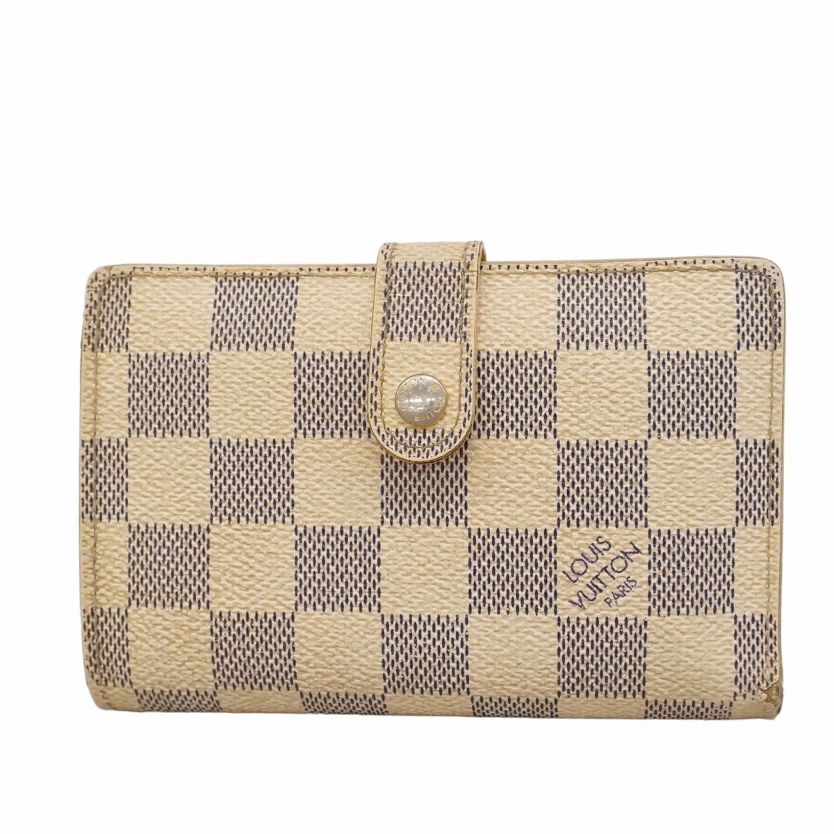 【6dd5218】ルイヴィトン 財布 ダミエ・アズール ポルトフォイユヴィエノワ N61676 ホワイト【中古】レディース