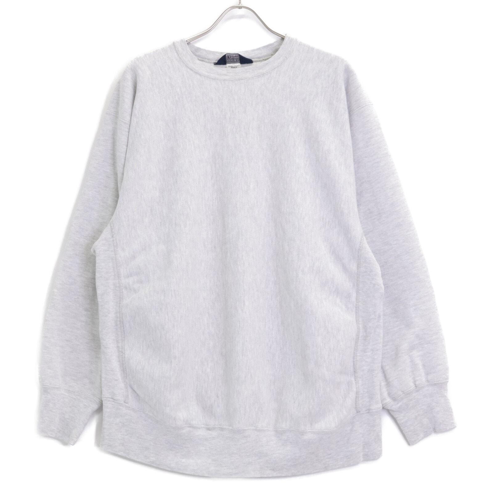 チャンピオン 【LANDS'END】80's Wネーム グレー 目無し リバースウィーブスウェット XXL