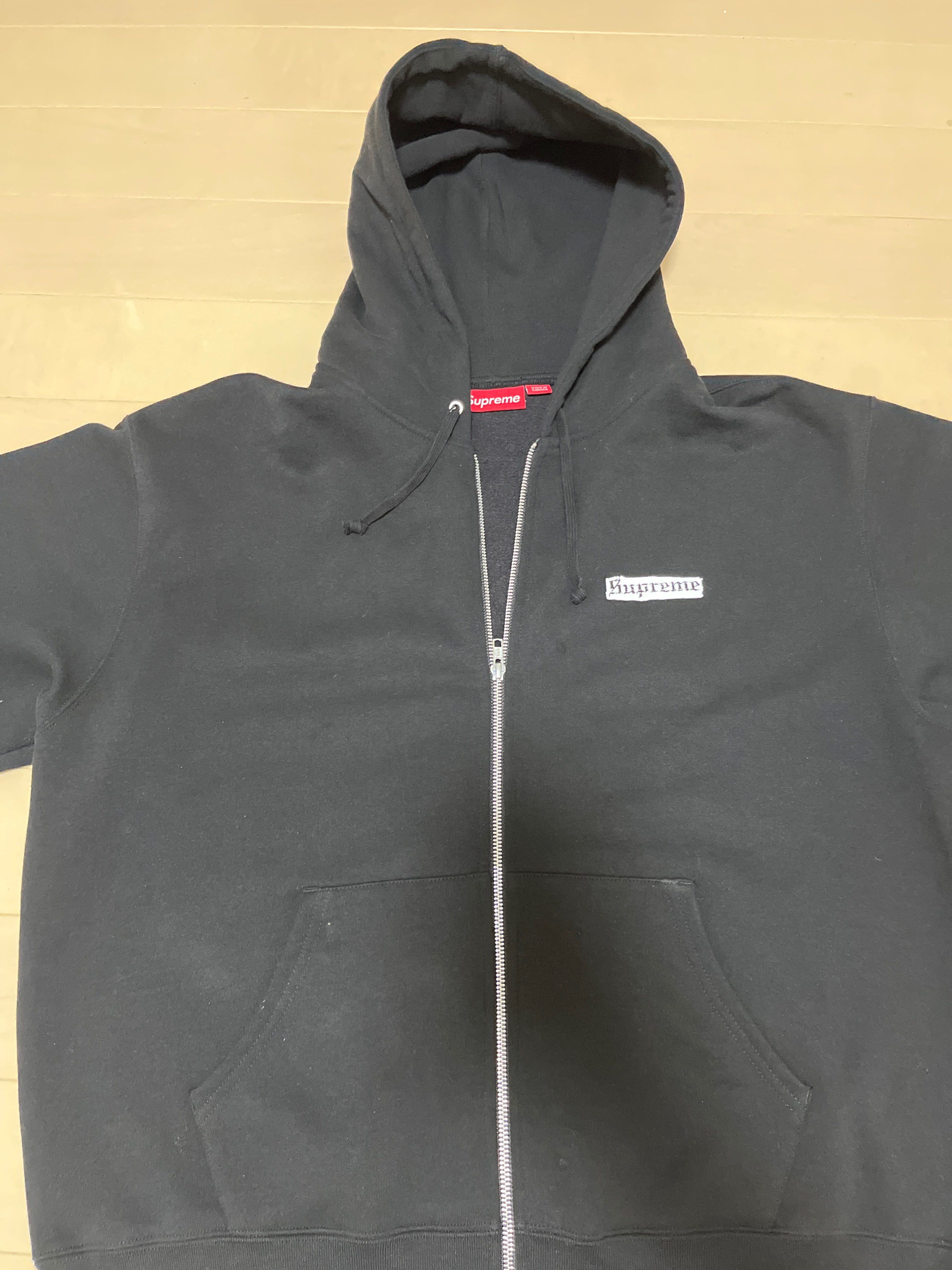 Supreme Spread Zip Up Hooded Sweatshirt 