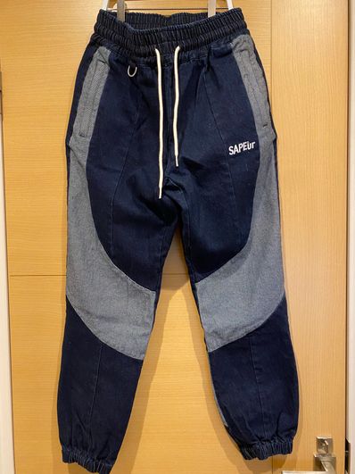 SAPEur DENIM TRACK PANTS "Indigo"