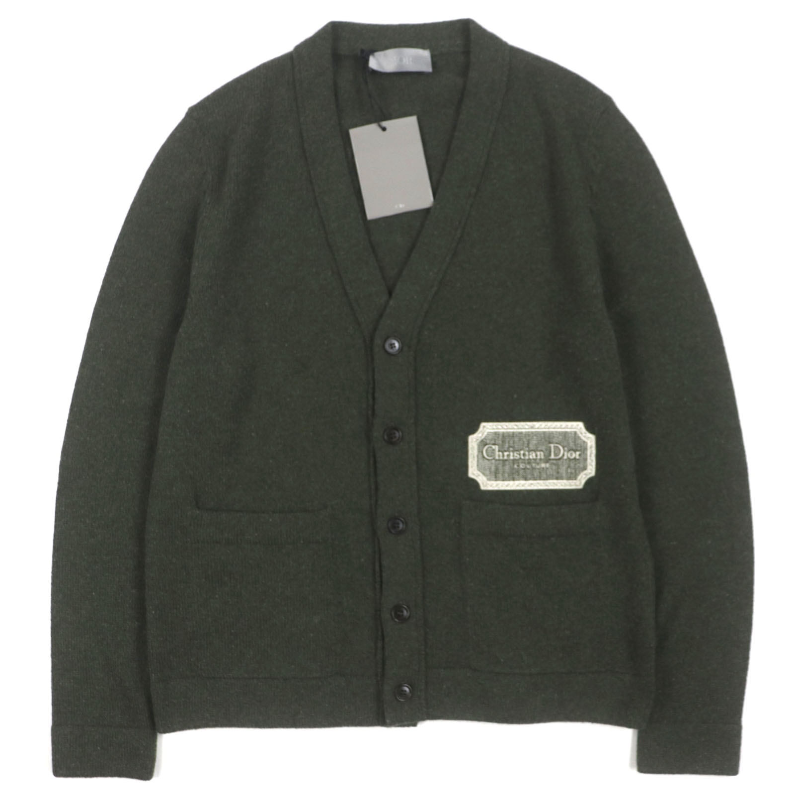 未使用品 ディオール オム
 カーディガン カーキ メンズ M 243M230AT474