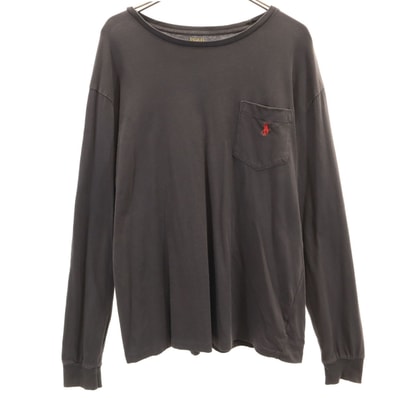 POLO RALPH LAUREN ポロラルフローレン 長袖 Tシャツ M ブラウン ロンT