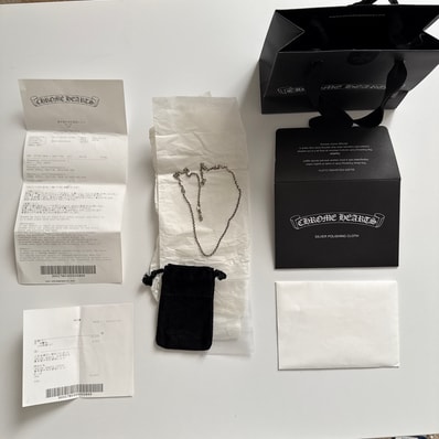 Chrome Hearts Roll Chain Necklace "Silver"