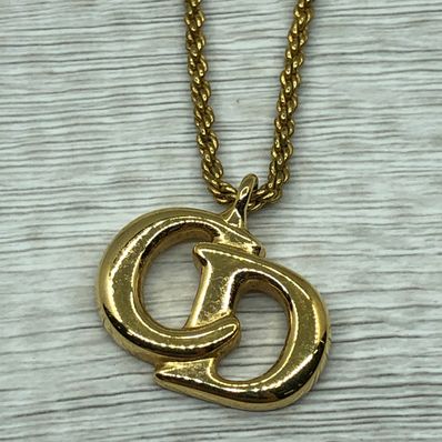 Dior CD Logo Necklace "Gold"