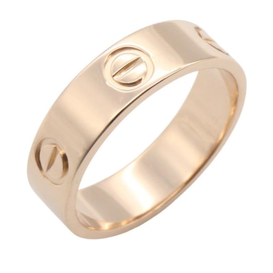 カルティエ CARTIER ラブリング リング・指輪 ジュエリー K18PG(ピンクゴールド) メンズ レディース ゴールド系 【中古】