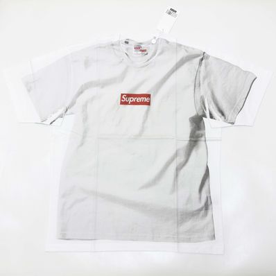 Supreme x MM6 Maison Margiela Box Logo Tee "White"