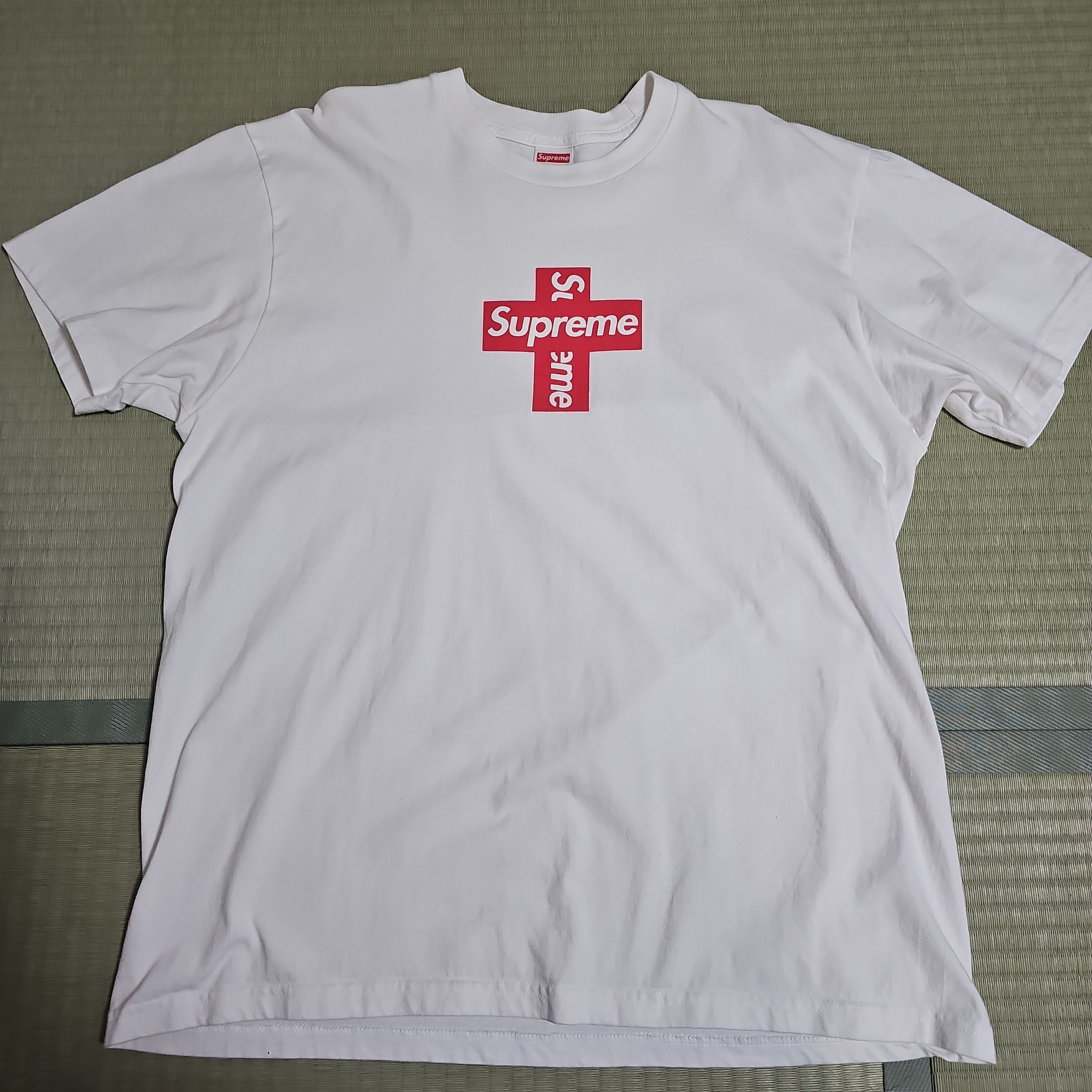 Supreme Cross Box Logo Tee "White"