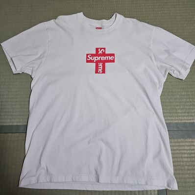 Supreme Cross Box Logo Tee "White"