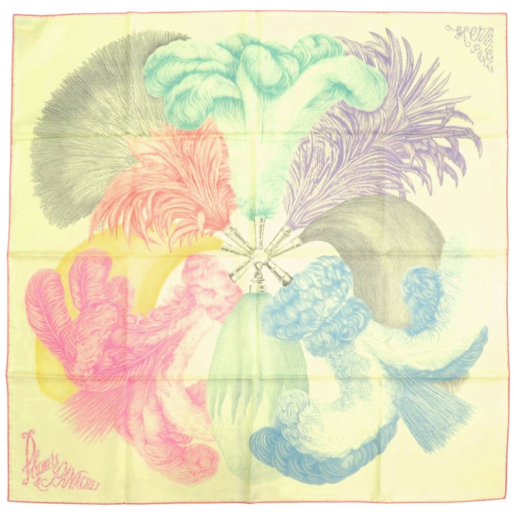 エルメス  カレ90 Plumets et Panache 羽根と