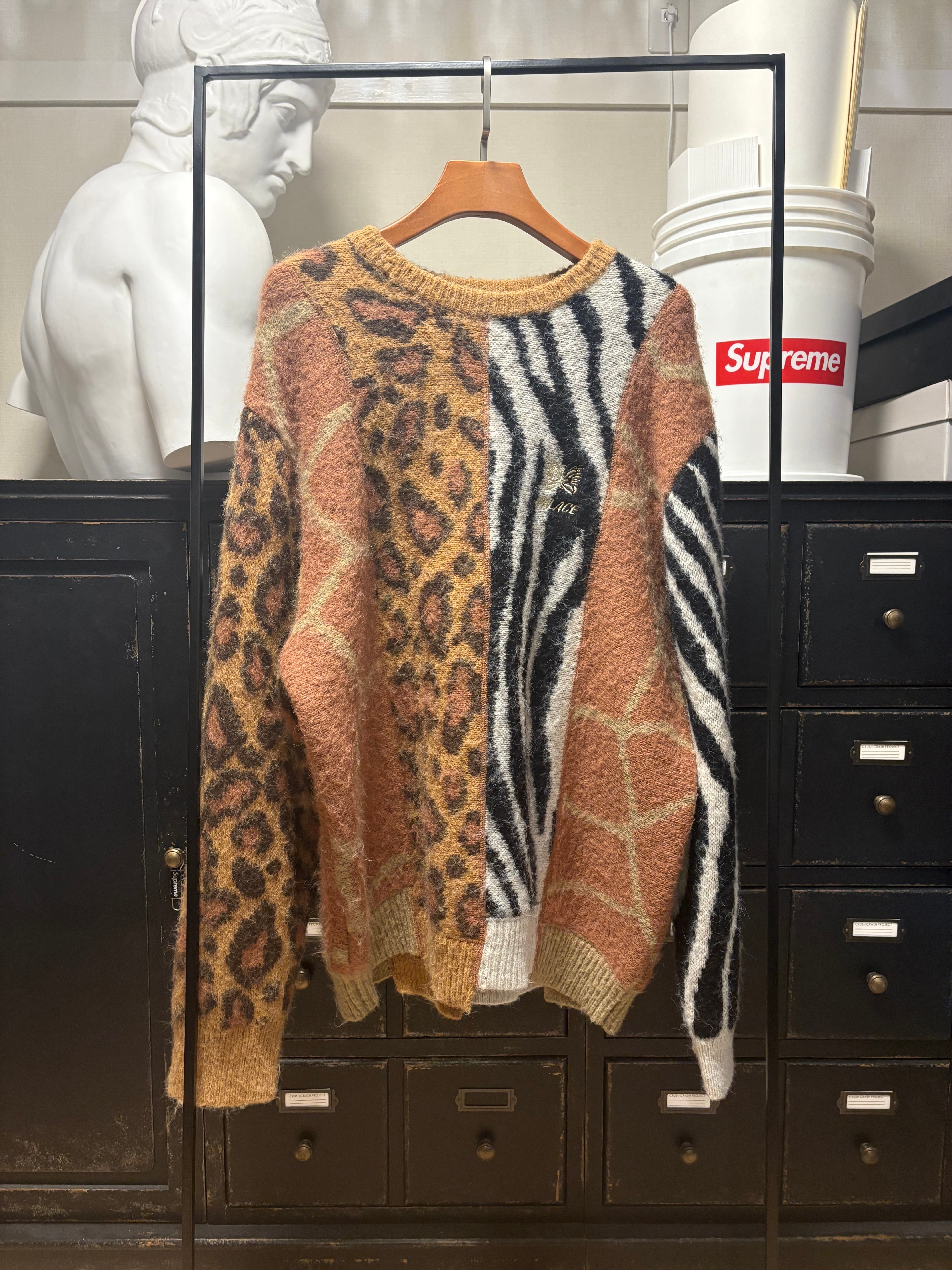 PALACE x NEEDLES Hairy Animal Knit "Multi Animal"