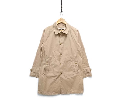 BEAMS ビームス 11-19-0298-214 ストレッチ入り ステンカラーコート ベージュ サイズM 正規品 / B2581