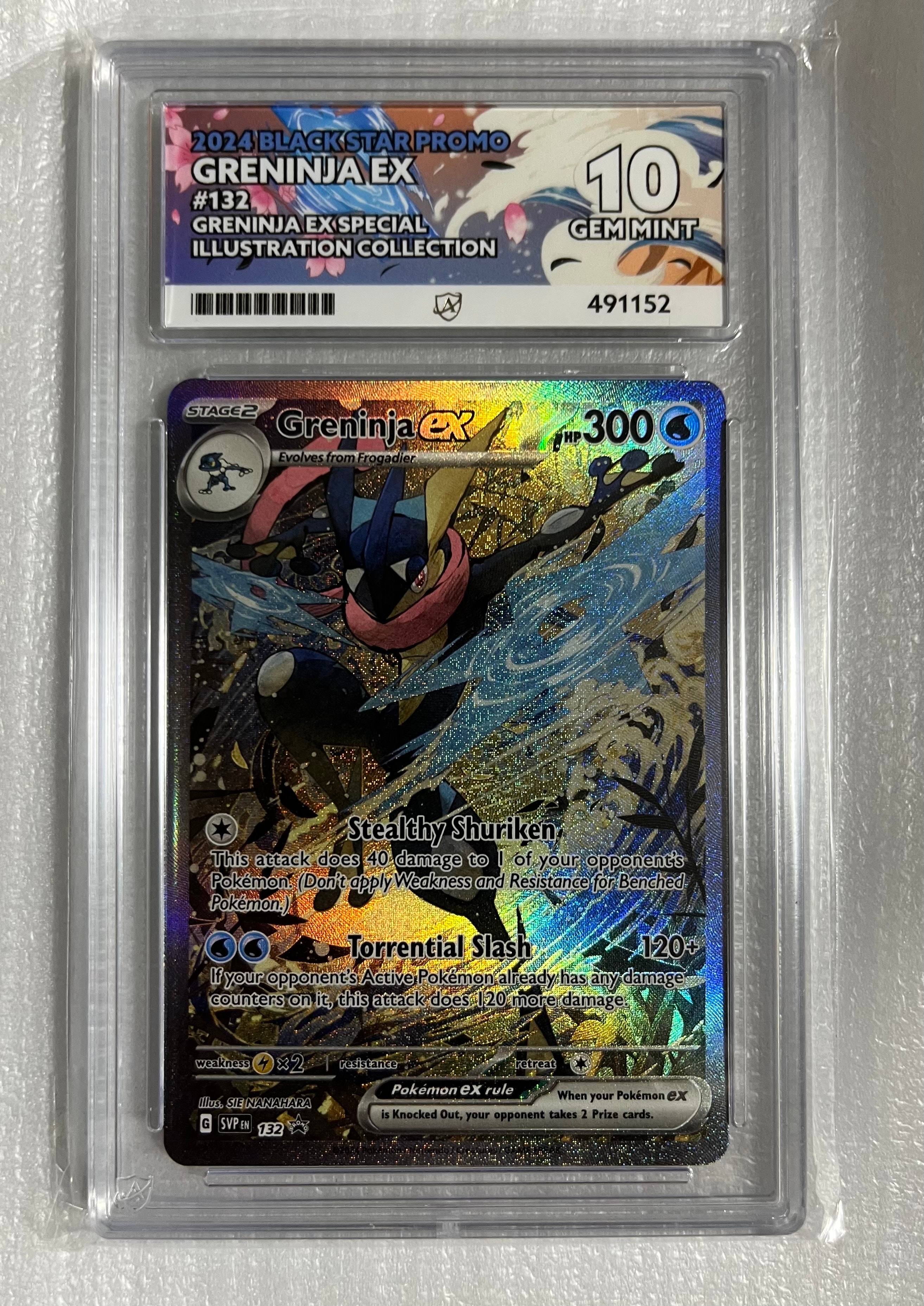 ゲッコウガex P [SVP EN 132]【英語版】(スカーレット&バイオレット「シュラウデッドフェイブル ゲッコウガex スペシャルイラストレーション コレクション」)