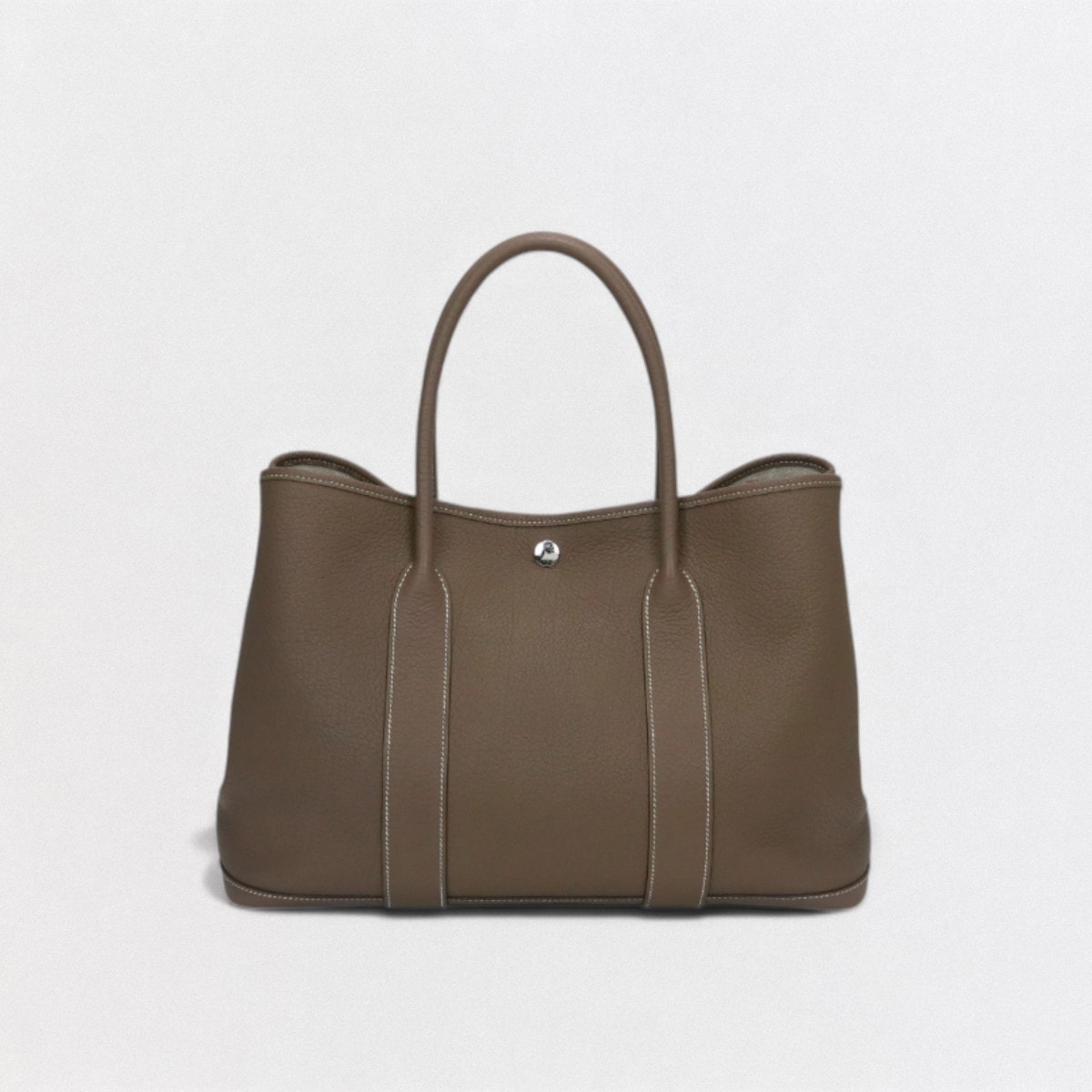 エルメス HERMES ガーデンパーティPM ガーデンパーティ PM ガーデンパーティ36 ガーデンパーティー バッグ トートバッグ カントリー エトゥープ Etoupe グレー Gray シルバー金具 ハンドバッグ