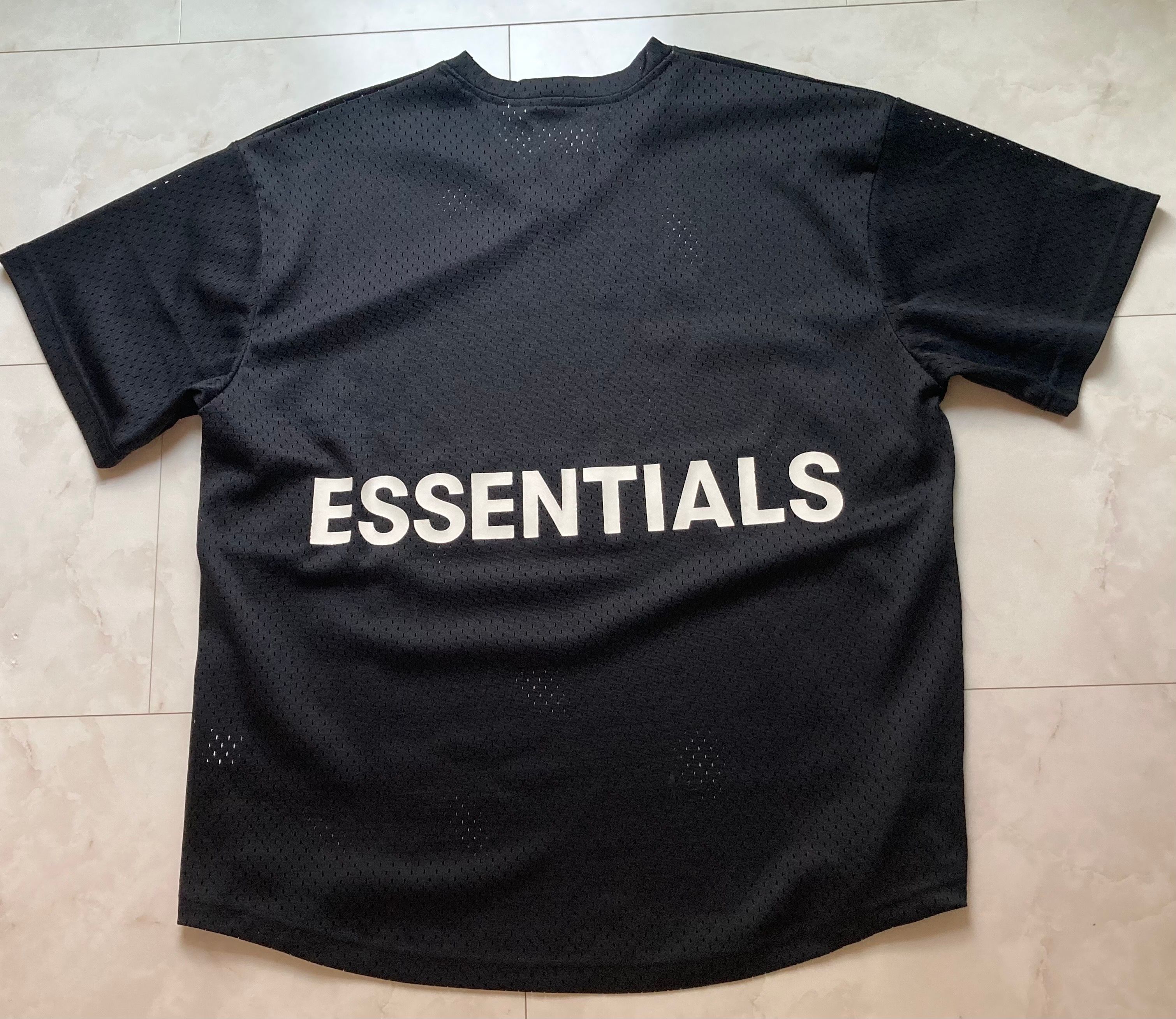 FEAR OF GOD Essentials Mesh T-shirt "Black"