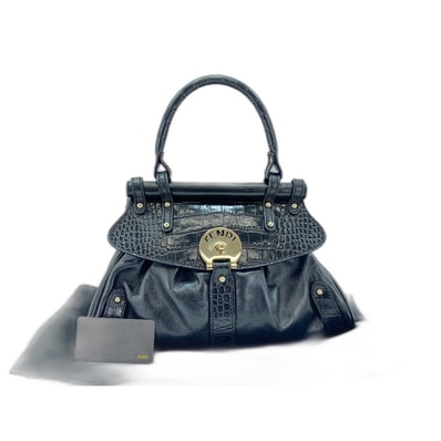 フェンディ FENDI ボルサ ハンドバッグ レザー【中古】