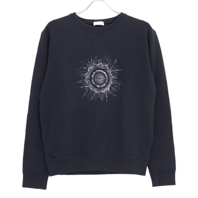 サンローランパリ 551630 ブラック ロゴスウェット XS