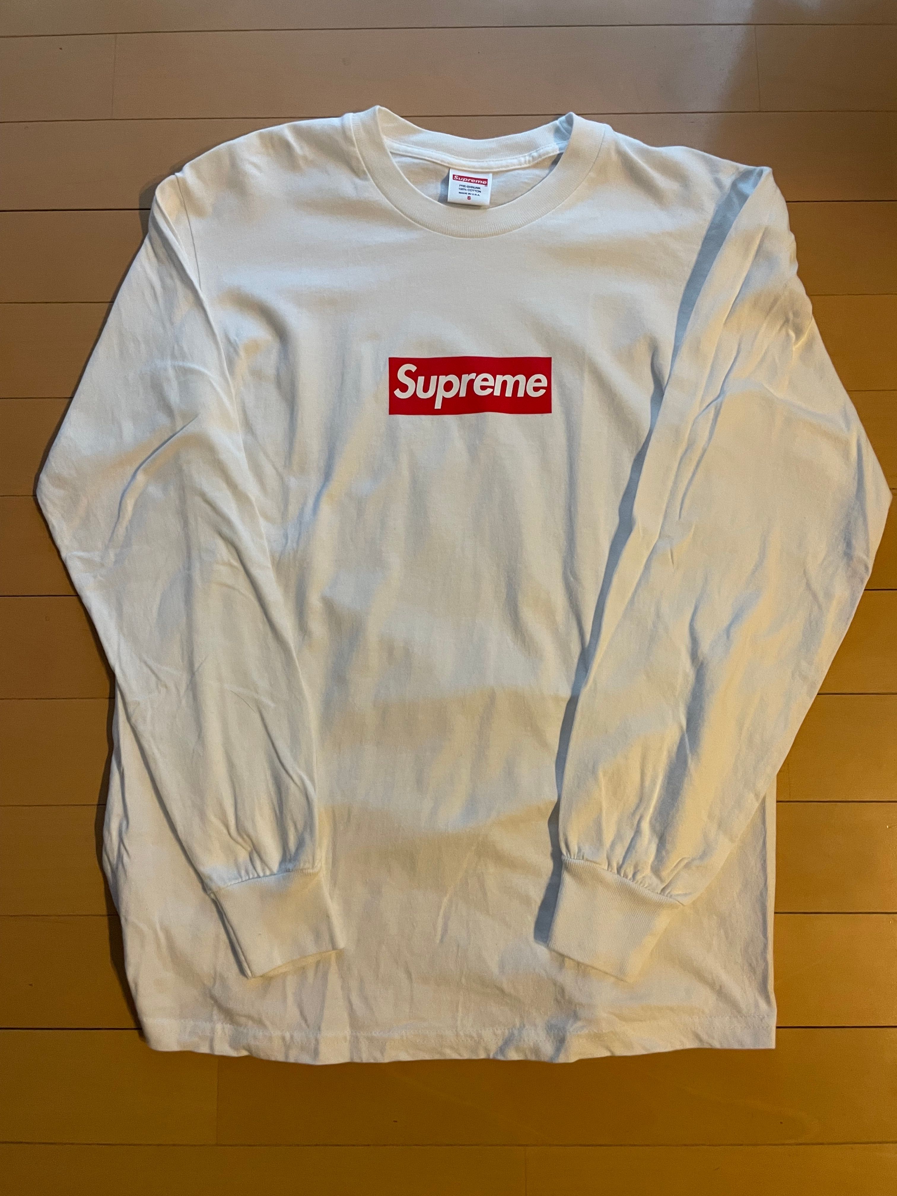 Supreme Box Logo L/S Tee "White"