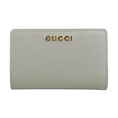 グッチ スクリプト ジップアラウンドウォレット 二つ折り財布 レザー 772640 レディース GUCCI 中古