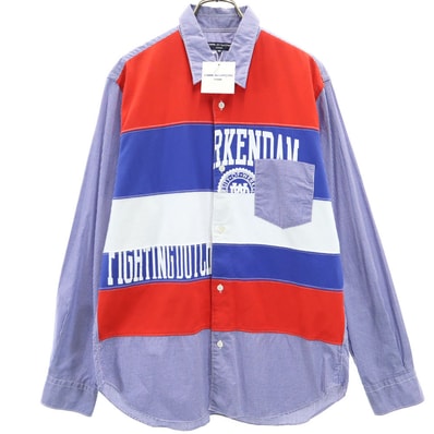 未使用 COMME des GARCONS HOMME 長袖 切替 シャツ