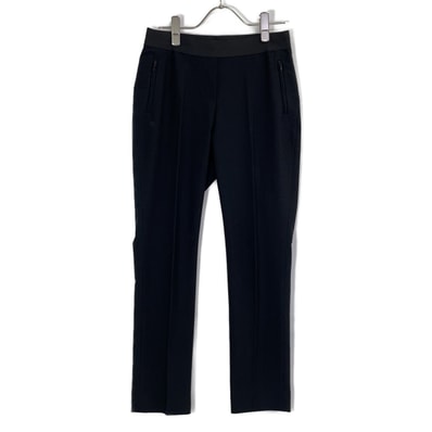 ランバン ブラック 2485487 レーヨン混 ストレッチ パンツ 38