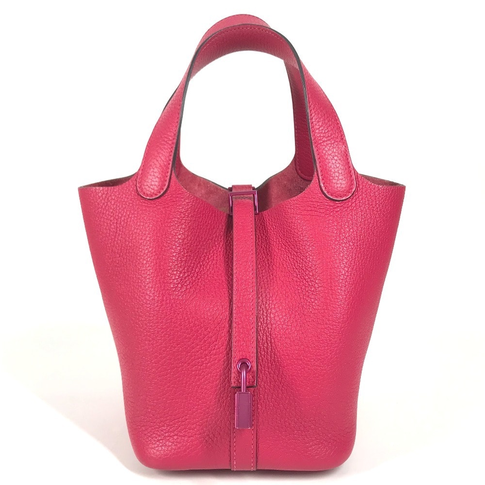 エルメス HERMES ピコタンロック PM 18 ピコタンロックPM オールピンク モノクローム ピコタンPM ピコタン18 ピコタン ハンドバッグ トリヨンクレマンス U刻 ローズメキシコ ピンク