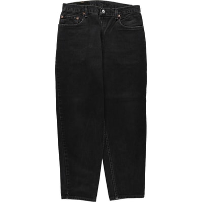 古着 00年代 リーバイス Levi's 560 LOOSE FIT TAPERED LEG ブラックデニム テーパードデニムパンツ USA製 メンズw34相当/eaa633939