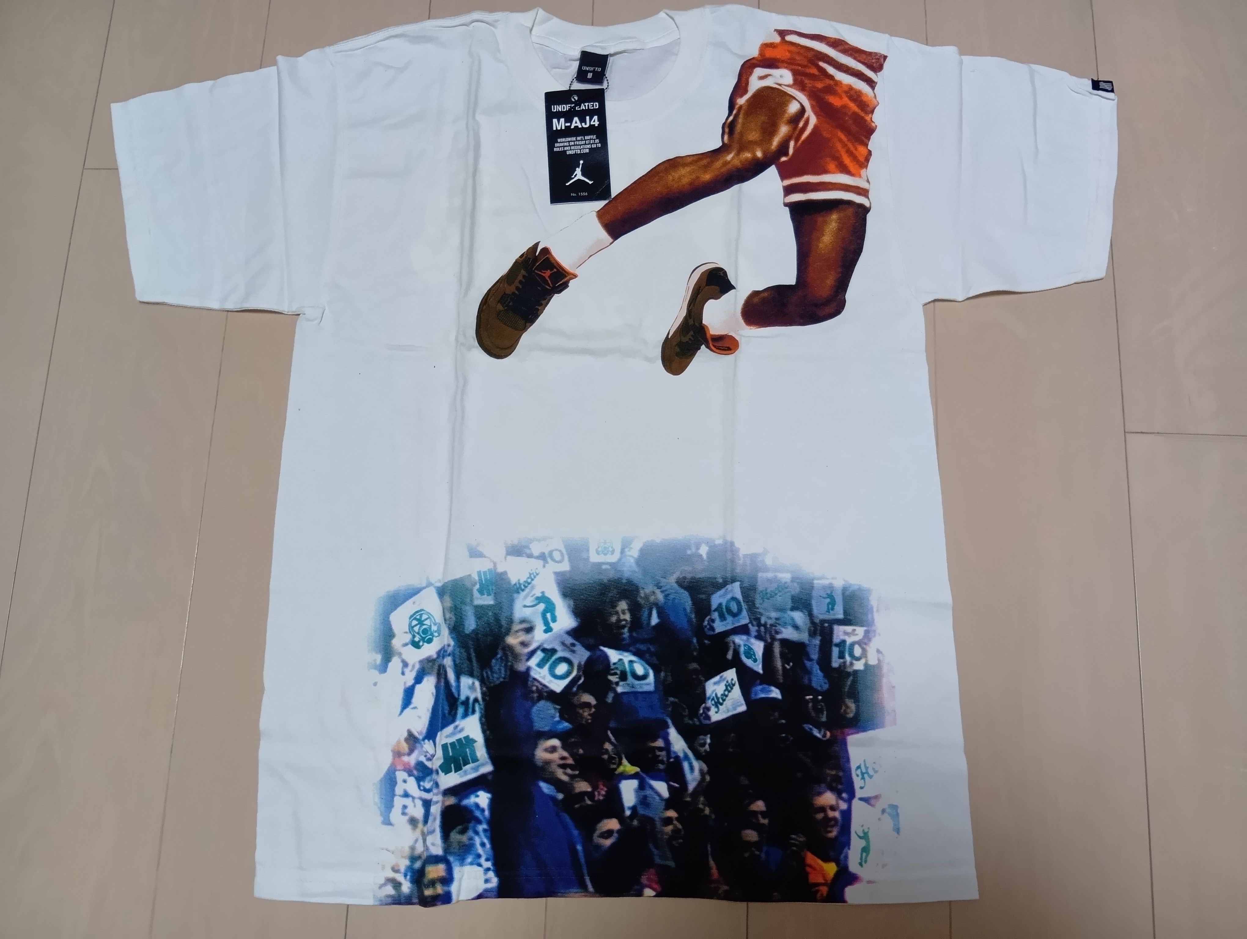 エアジョーダン4ミリタリー 発売記念 hectic footpatrol コラボTシャツ