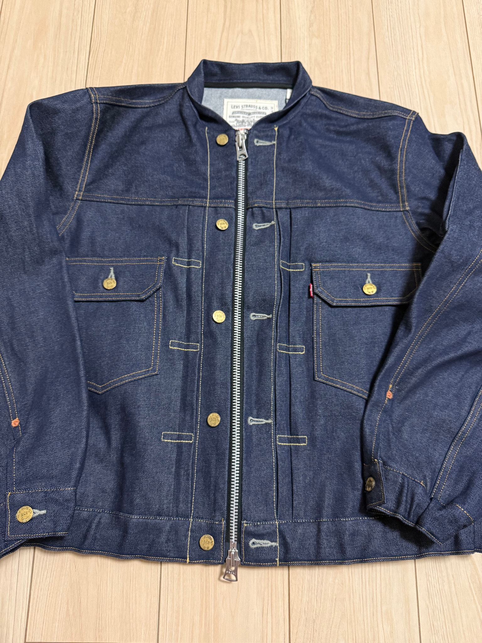 sacai x Levi's Men's Blouson Jacket "Indigo"