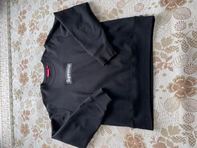 Supreme Box Logo Crewneck Sweatshirt "Black" (18FW)