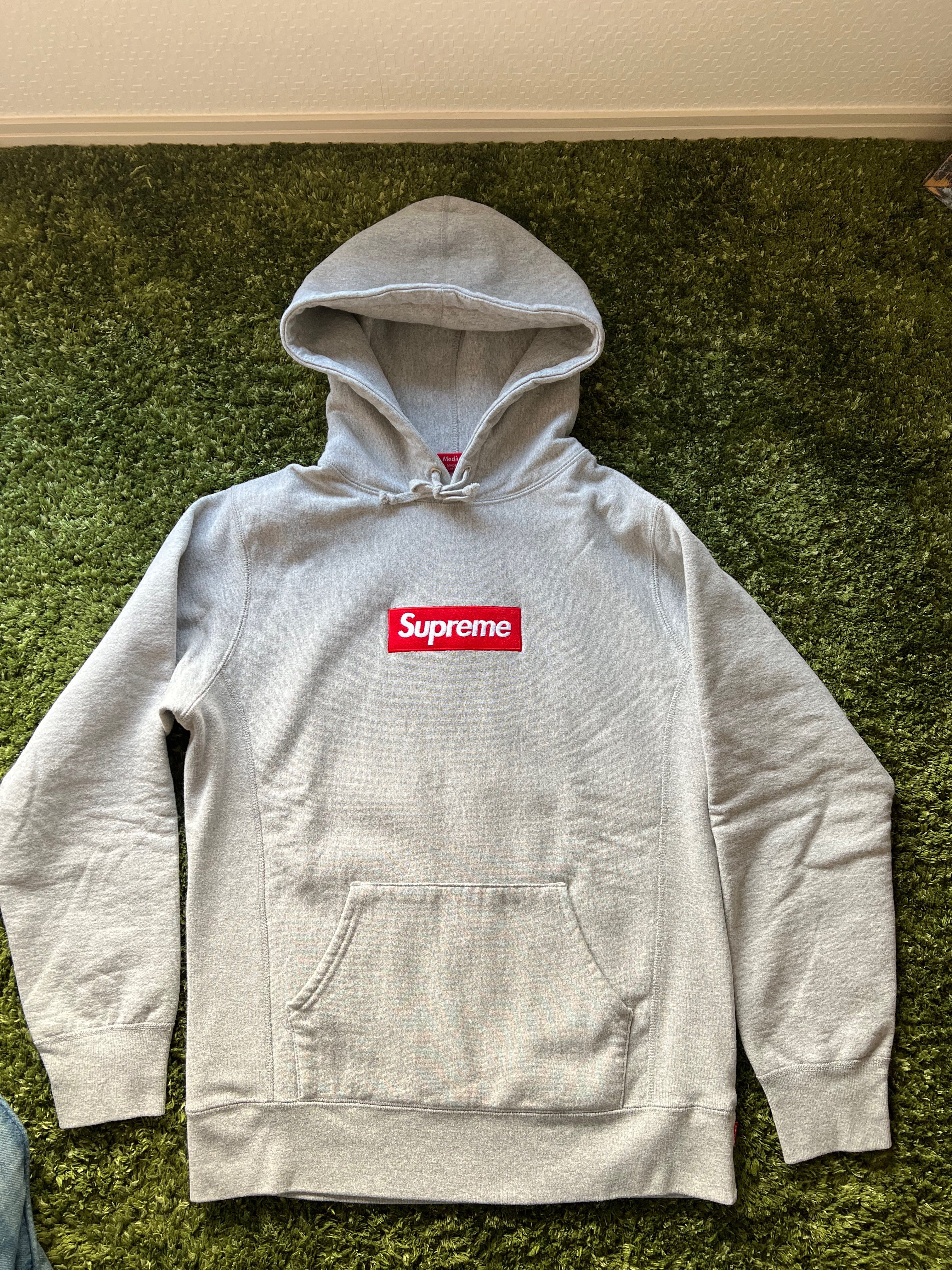 Supreme Box Logo Hooded Sweatshirt "Heather Grey" (16FW)