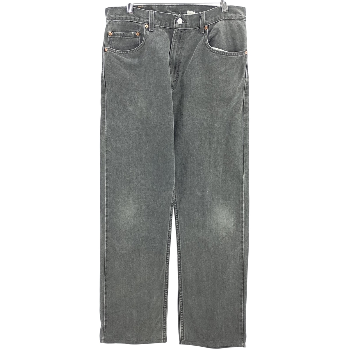 古着 リーバイス Levi's 505 REGULAR FIT ブラックデニム テーパードデニムパンツ メンズw32相当/eaa482916