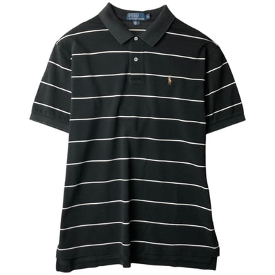古着 ラルフローレン Ralph Lauren POLO by Ralph Lauren 半袖 ボーダー ポロシャツ メンズXL相当/eaa635264