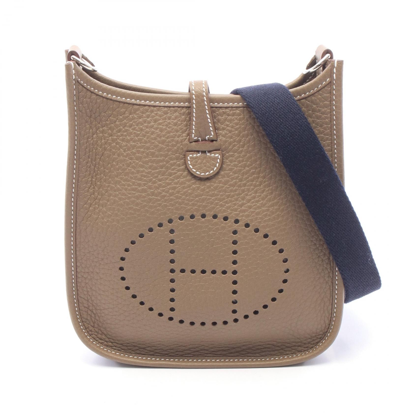エルメス HERMES エヴリンTPM エトゥープ ショルダーバッグ バッグ トリヨンクレマンス トリヨンクレマンス レディース グレー系 【中古】