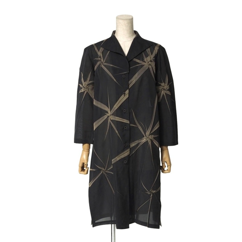 ISSEY MIYAKE イッセイミヤケ ワンピース サイズ3 フェット FETE シャツ シアー シワ加工 ブランド古着【中古】20241204/RA2171